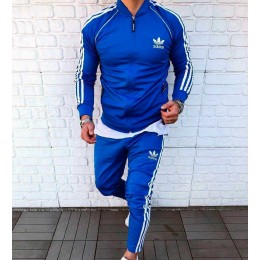 Мужской спортивный костюм Adidas синий 